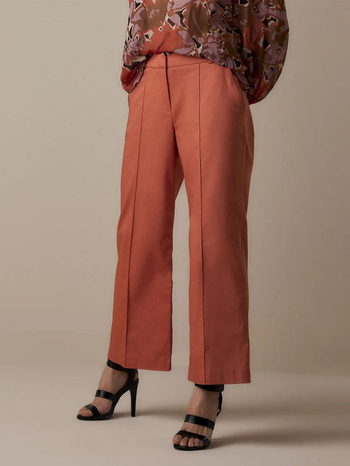 Summum Wide Leg Trousers Apricot