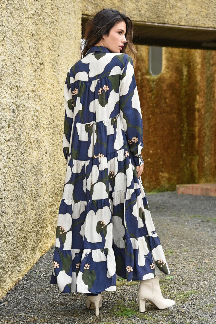 Sun & The Swoon Dress - Navy