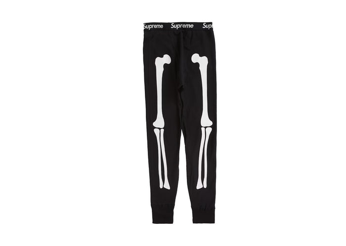 Supreme Hanes Bones Thermal Pant Black