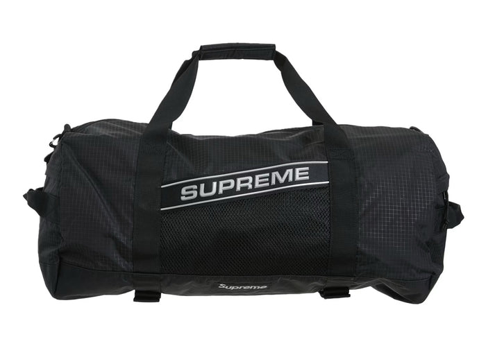 Supreme Logo Duffle Bag Black