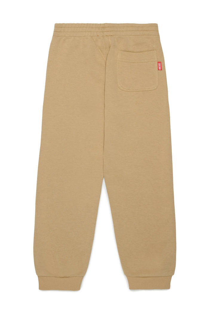 Sweatpants with cut-off logo print
