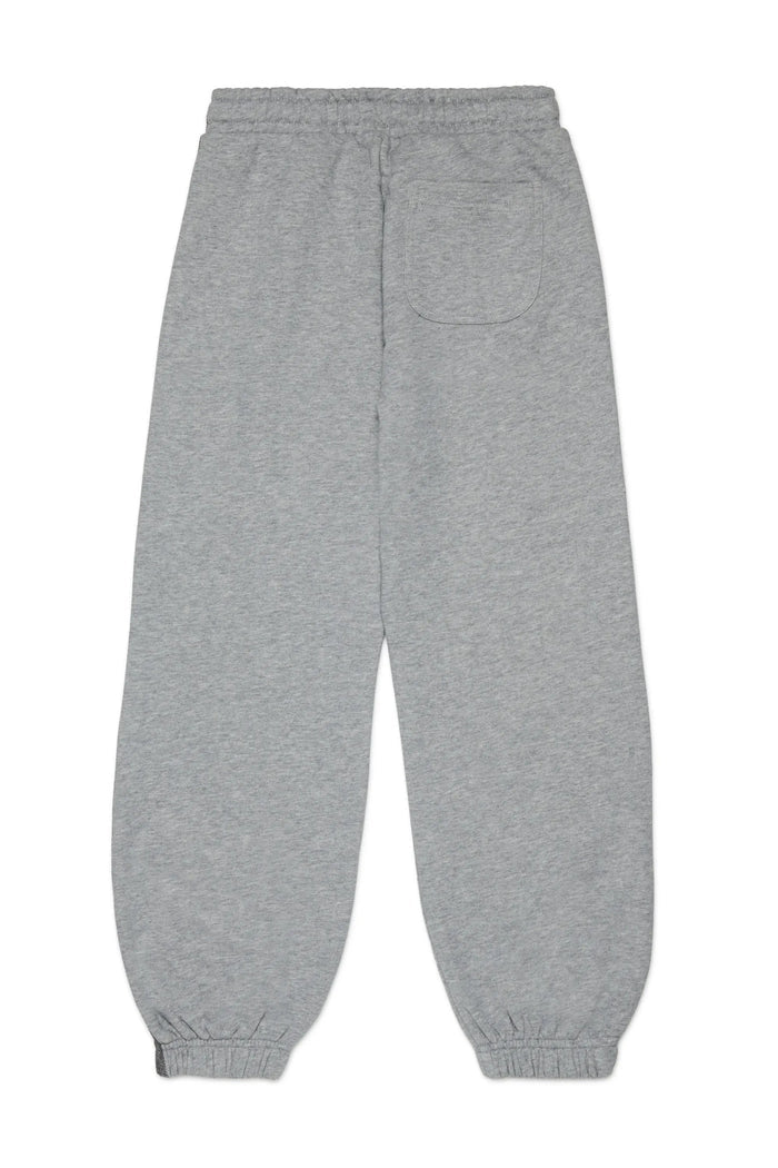 Sweatpants with denim side bands