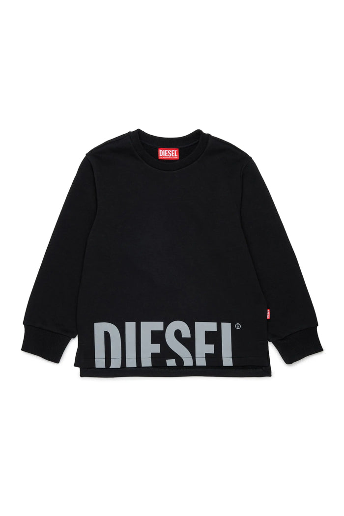 Sweatshirt cut-off logo print