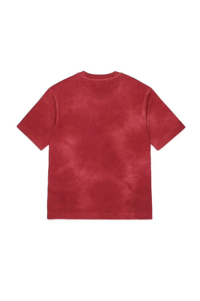 T-shirt with embellished phoenix motif
