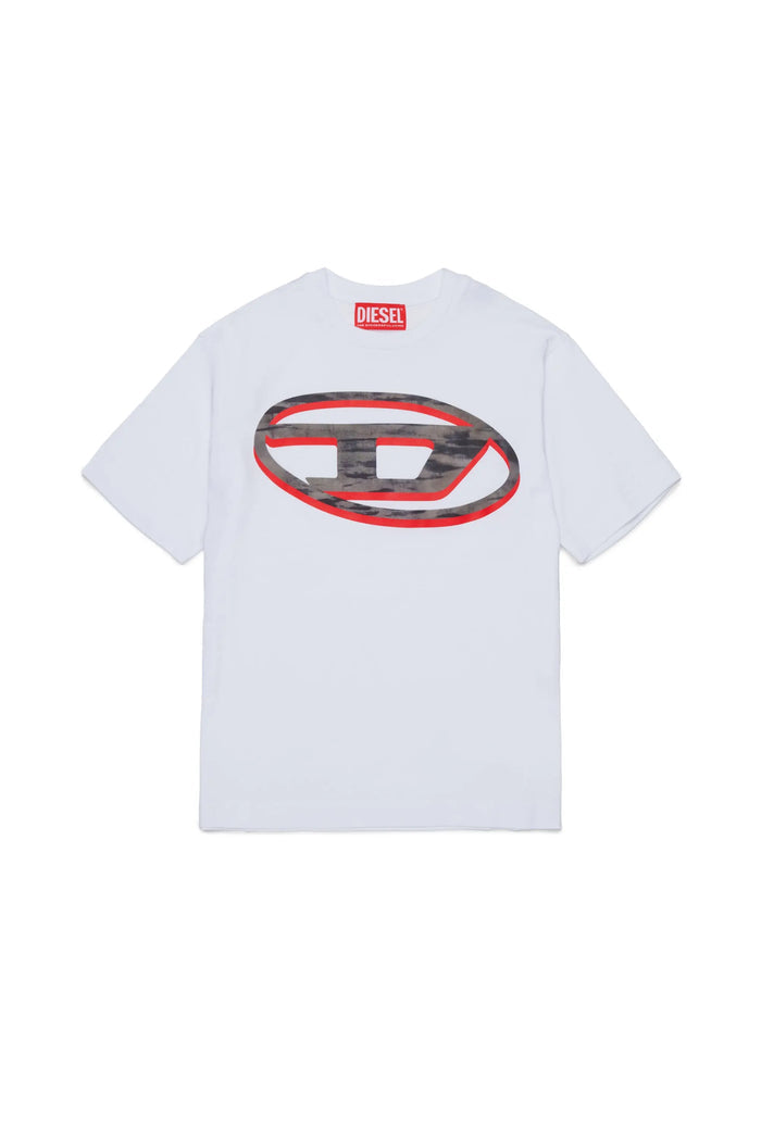 T-shirt with two-tone Oval D print