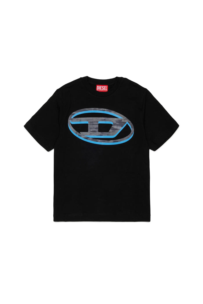 T-shirt with two-tone Oval D print