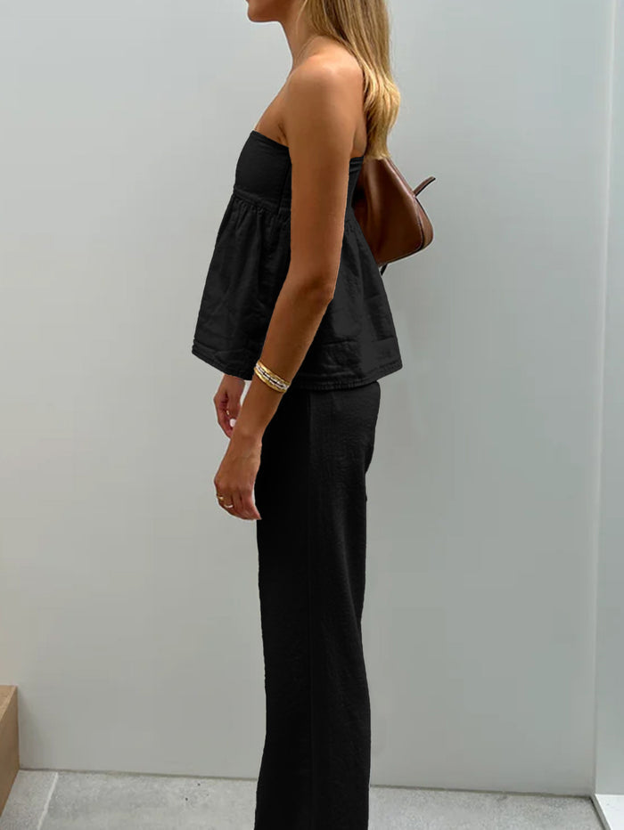 Tana Co ord Set - Black