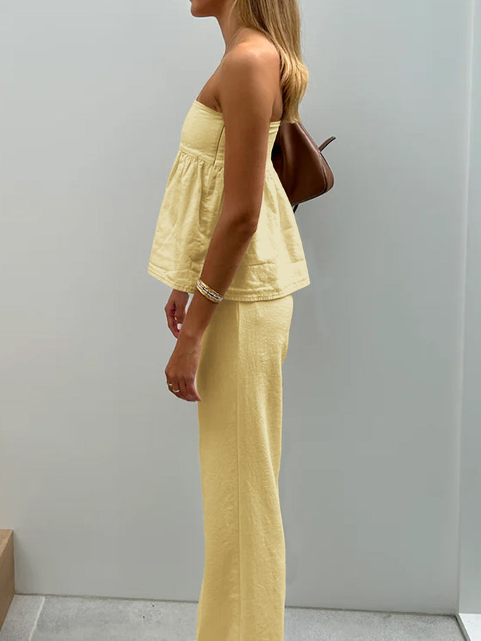 Tana Co ord Set - Yellow