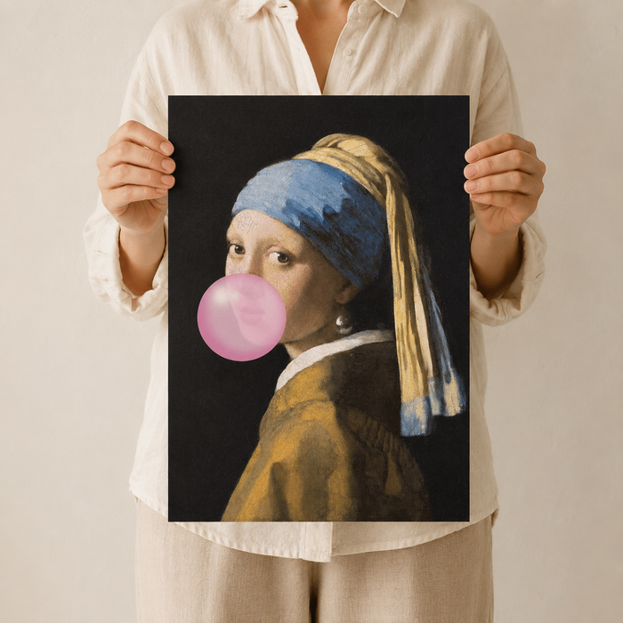 The Bubblegum Girl — A Twisted Portrait
