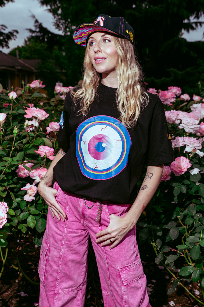 [ The Flaming Lips x Oklahoma City Comets ] Cosmic Eye Tee - Official League