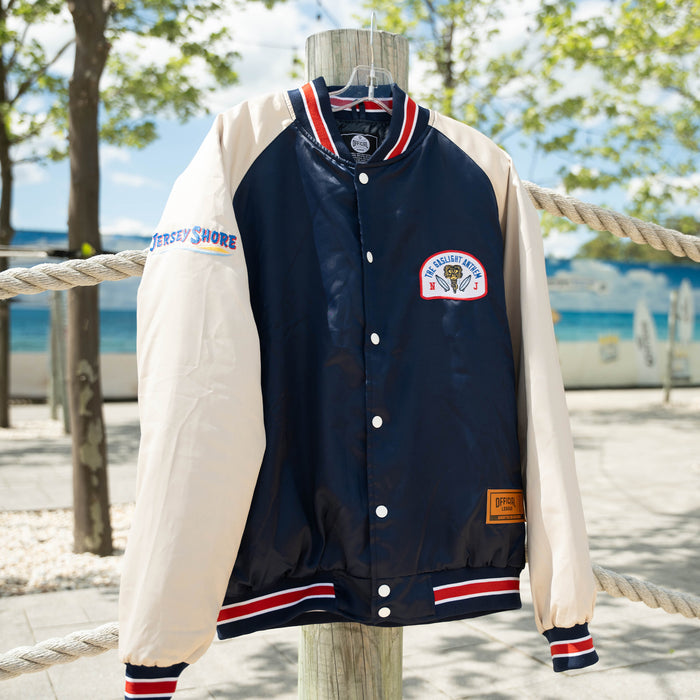 [ The Gaslight Anthem x Jersey Shore BlueClaws ] Satin Jacket - Official League