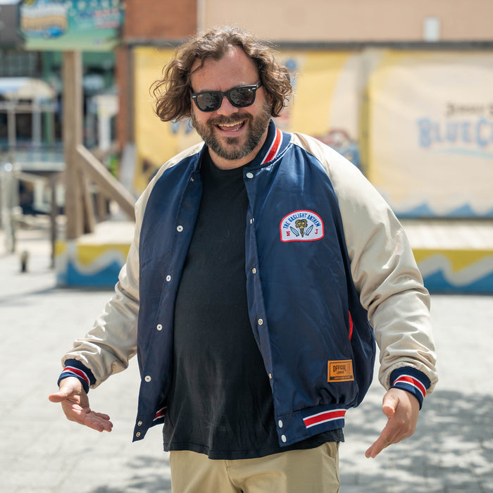 [ The Gaslight Anthem x Jersey Shore BlueClaws ] Satin Jacket - Official League