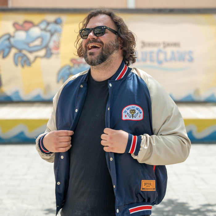 [ The Gaslight Anthem x Jersey Shore BlueClaws ] Satin Jacket - Official League