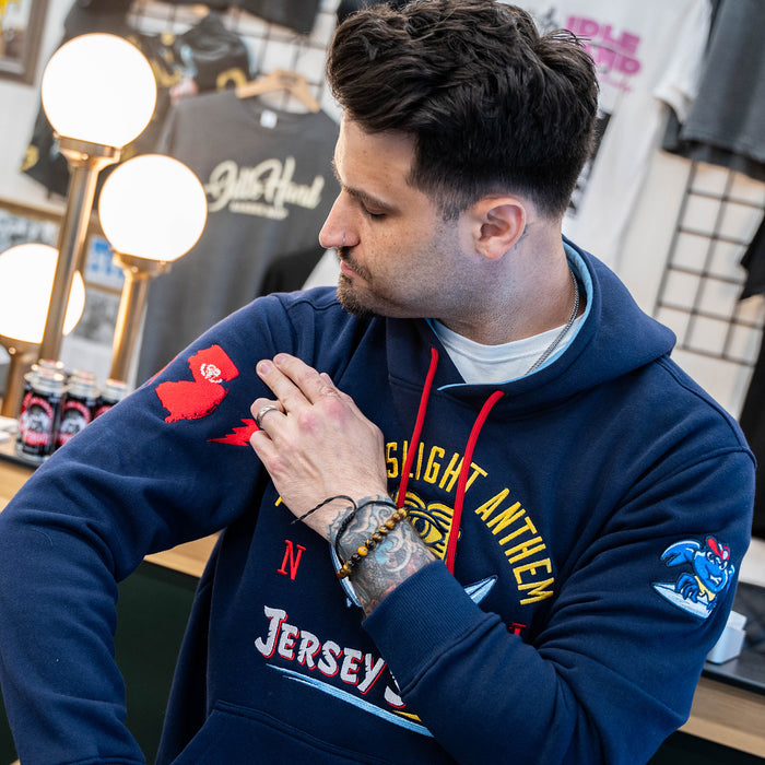 [ The Gaslight Anthem x Jersey Shore BlueClaws ] The Hoodie - Official League