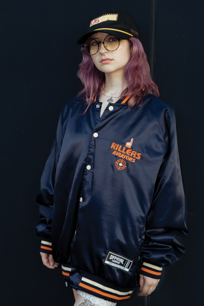 [ The Killers x Las Vegas Aviators ] Navy Satin - Official League