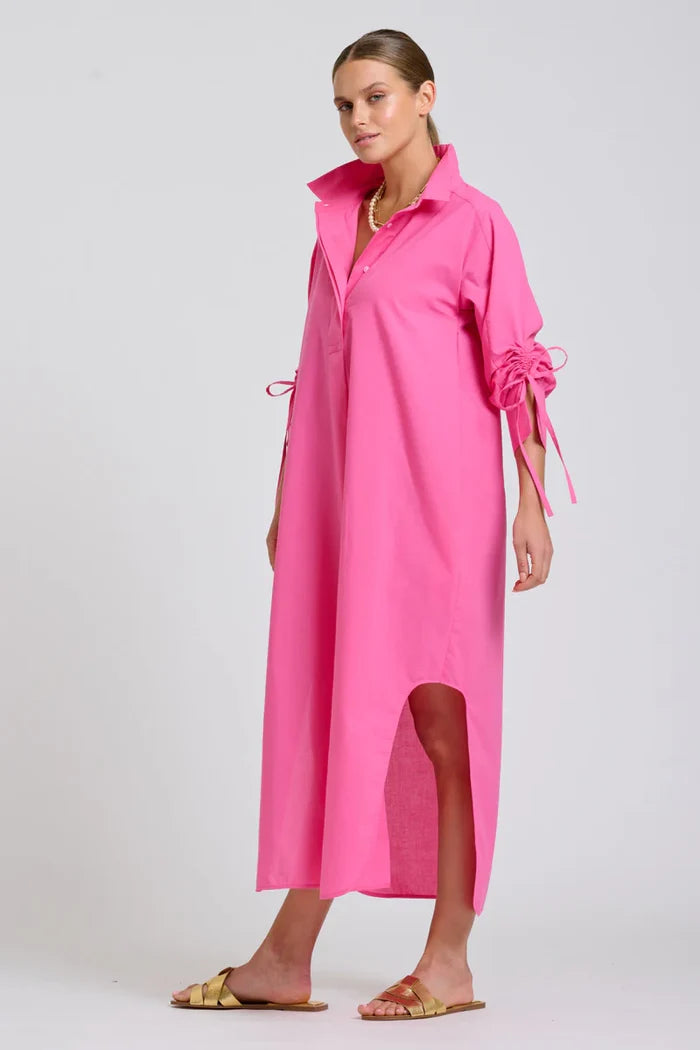 Shirty The Millie Dress Hot Pink