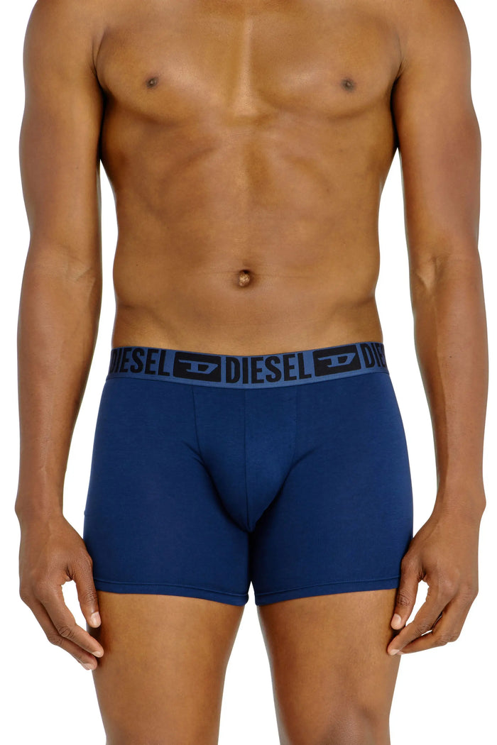 Three-pack boxer briefs in stretch cotton