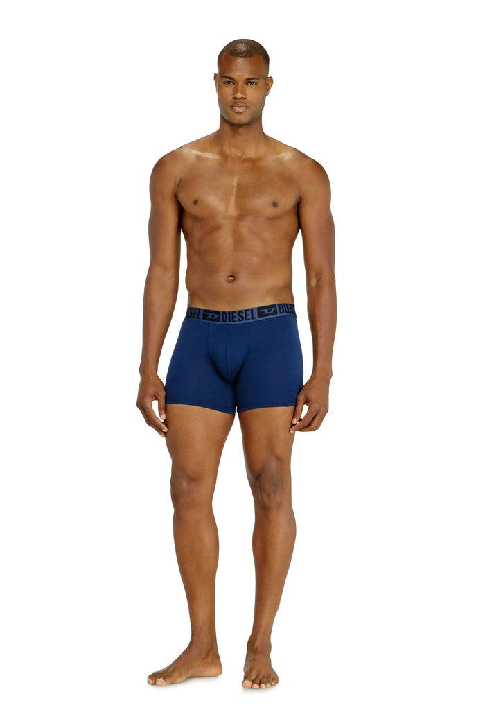 Three-pack boxer briefs in stretch cotton