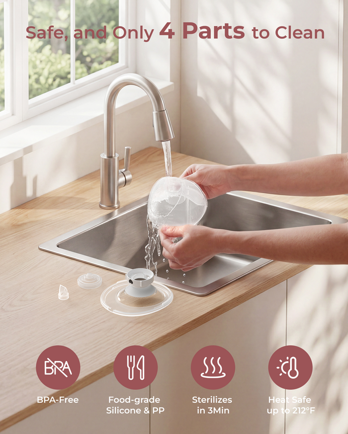 Tire-lait portable et connecté Momcozy M5 Smart - Amélioré avec contrôle via application