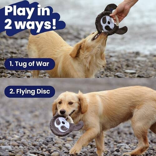 Toss and Throw Tug Toy, Eco-Friendly Indestructible Dog Toys Toys Pet Clever