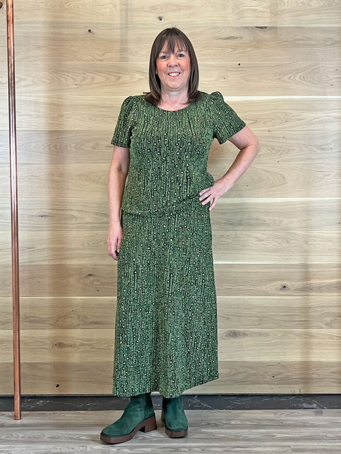 Traffic People Disco Hangover Top Green