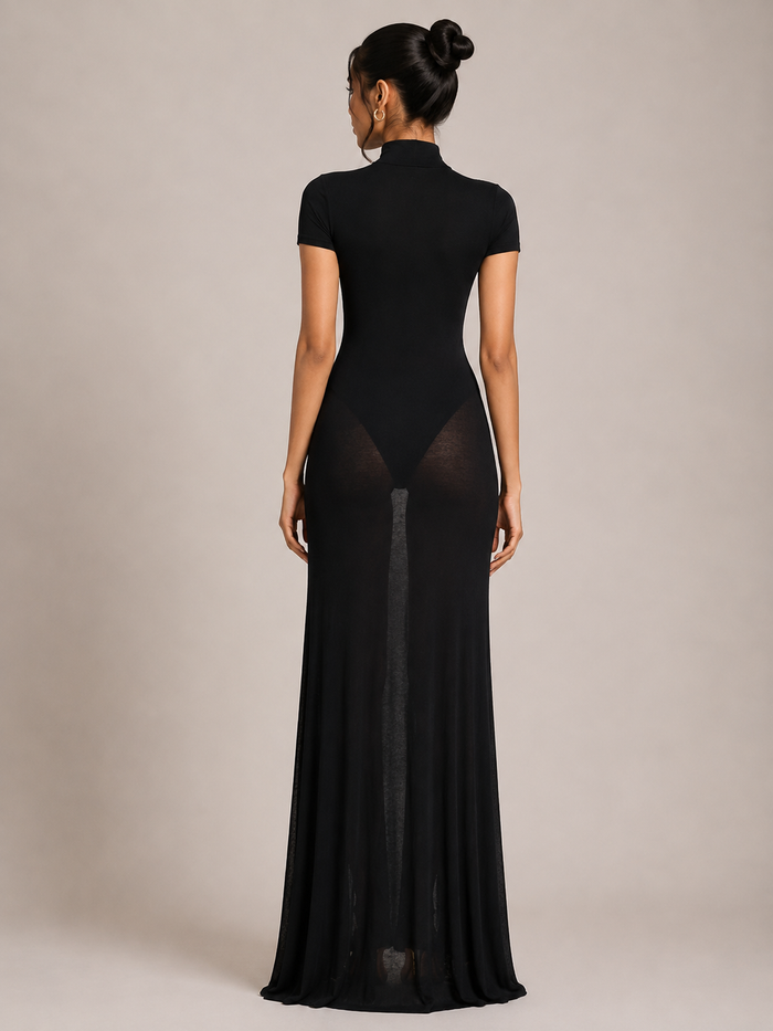 Trillo Maxi Dress - Black