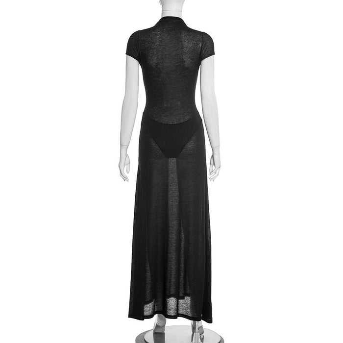 Trillo Maxi Dress - Black