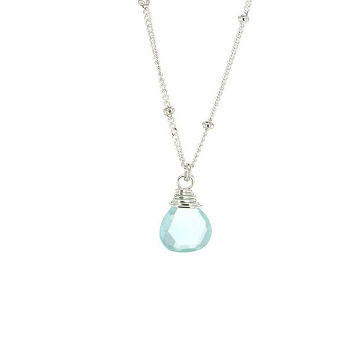 Trinket Stone Necklaces: 16 inches / Coin Pearl / Gold Vermeil