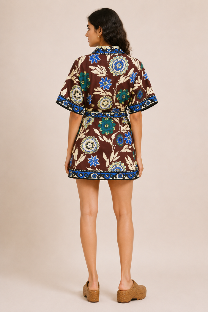 Truff Mini Dress - Brown