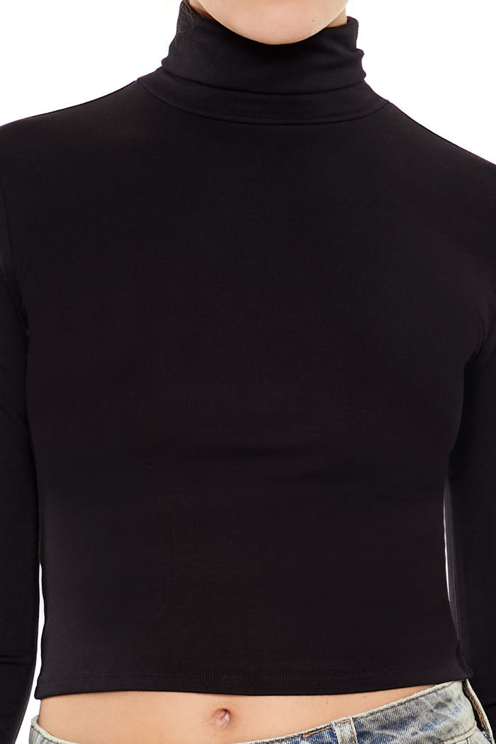 Turtleneck Crop Top