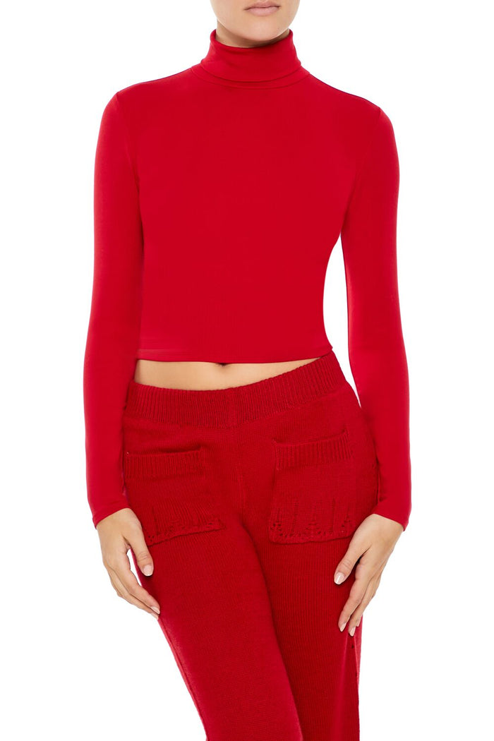Turtleneck Crop Top