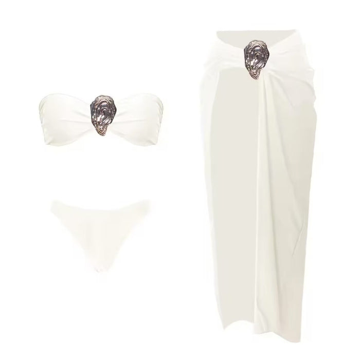 Twilight Foam Bikini Set - White