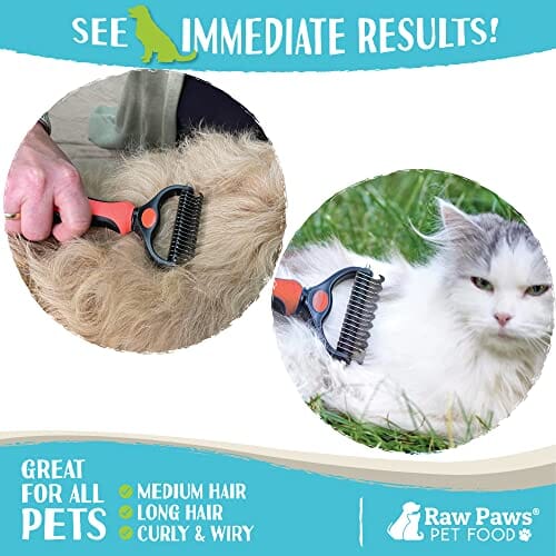 Undercoat Rake & Dematting Tool Dog Combs Pet Clever