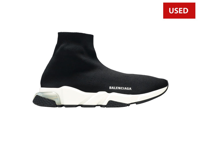 (USED) Balenciaga Speed Trainer 'Clear Sole - Black' - Sz 12