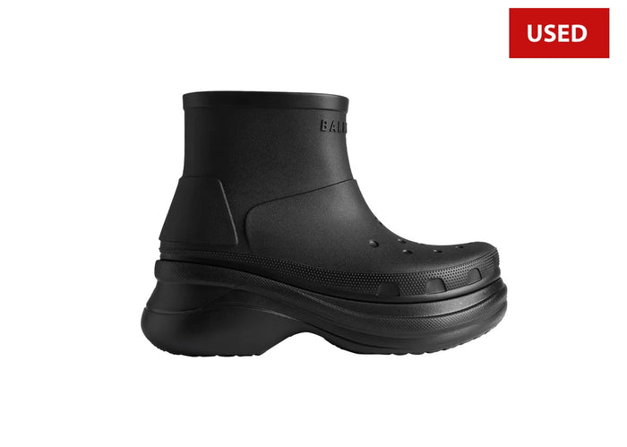 (USED) Crocs x Balenciaga Bootie Black - Sz 8