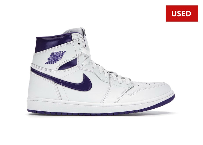 (USED) Jordan 1 Retro High Court Purple (Women's) - Sz 6.5