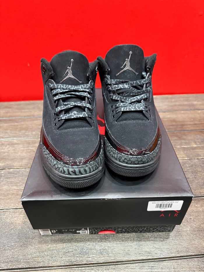 (USED) Jordan 3 Retro Black Cat (2025) - Sz 8.5