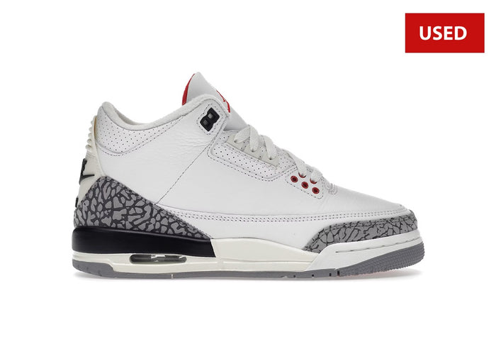 (USED) Jordan 3 Retro White Cement Reimagined (GS) - Sz 5