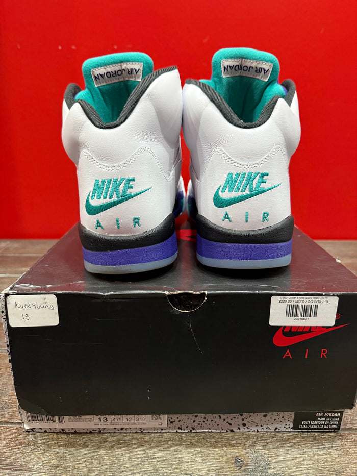 (USED) Jordan 5 Retro Grape (2025) - Sz 13
