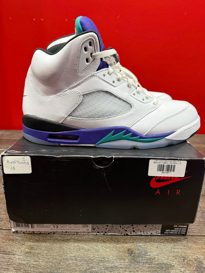 (USED) Jordan 5 Retro Grape (2025) - Sz 13