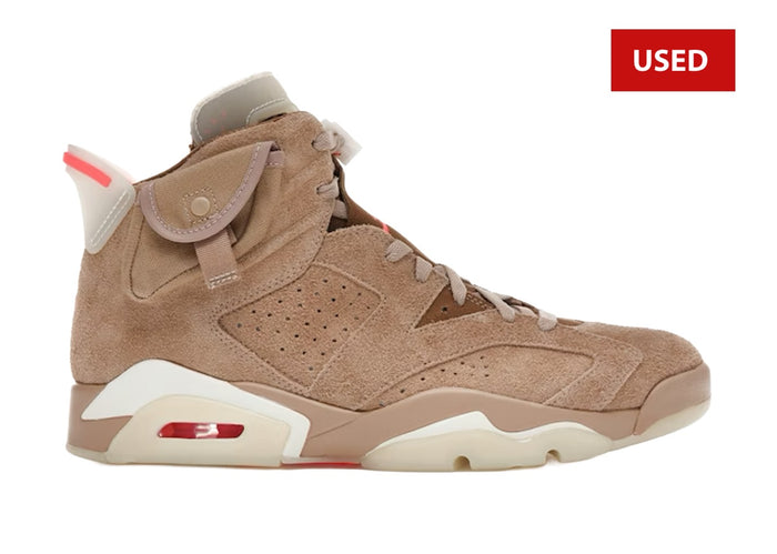 (USED) Jordan 6 Retro Travis Scott British Khaki - Sz 5.5