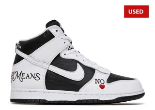 (USED) Nike SB Dunk High Supreme By Any Means Black - Sz 13