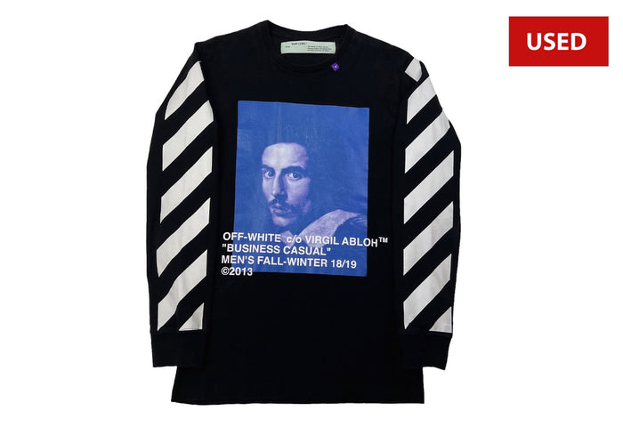(USED) Off-White Bernini Black Long Sleeve T Shirt
