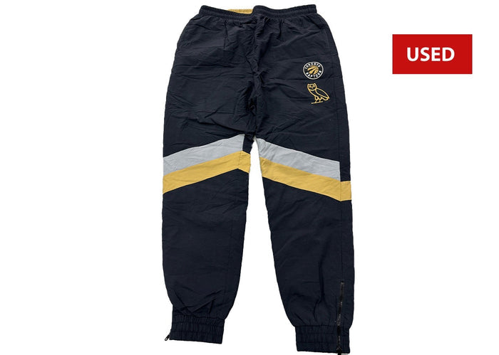 (USED) OVO x Raptors Nylone Pants Black/Gold