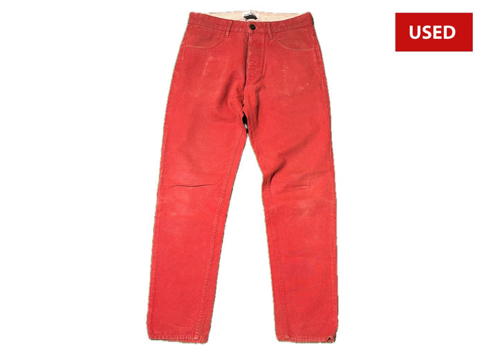 (USED) Stone Island Red Garment Dye Jean