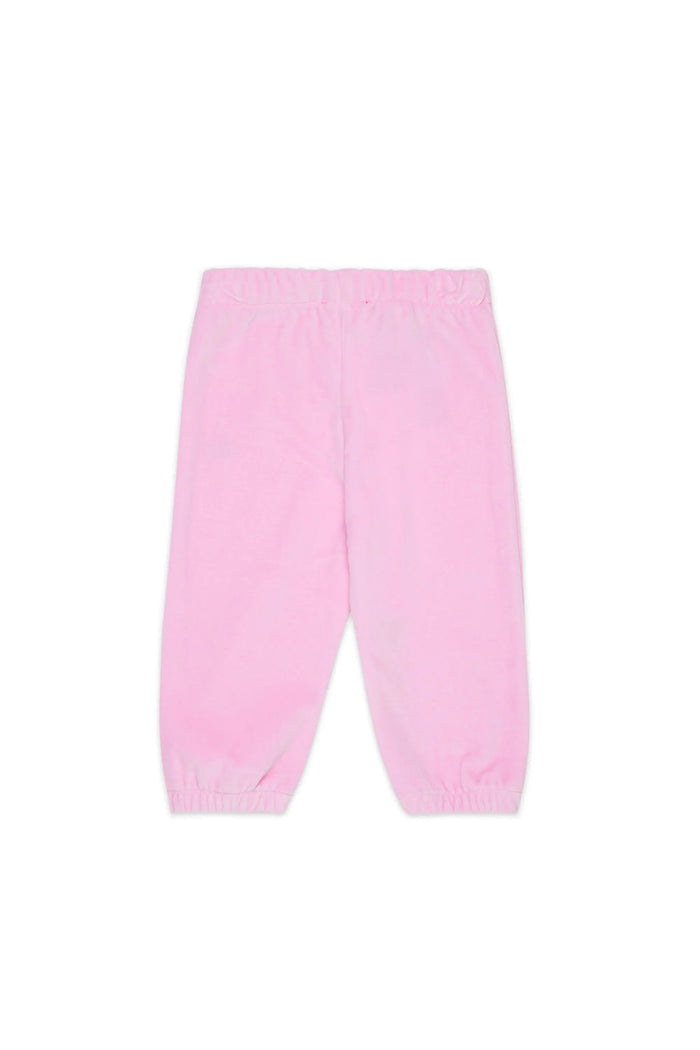 Velvet sweatpants with Oval D embroidery