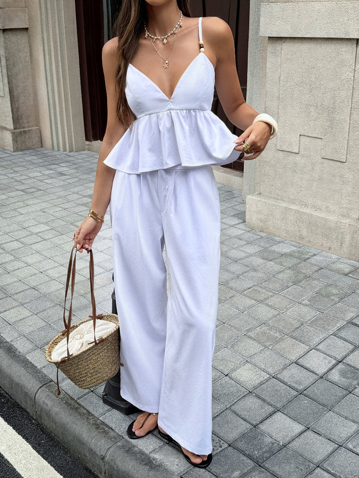 Velza Co ord Set - White