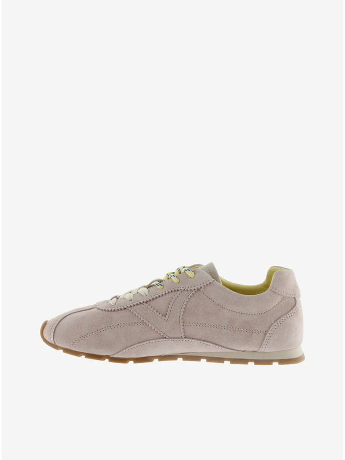 Victoria Aster Suede Trainers Nude