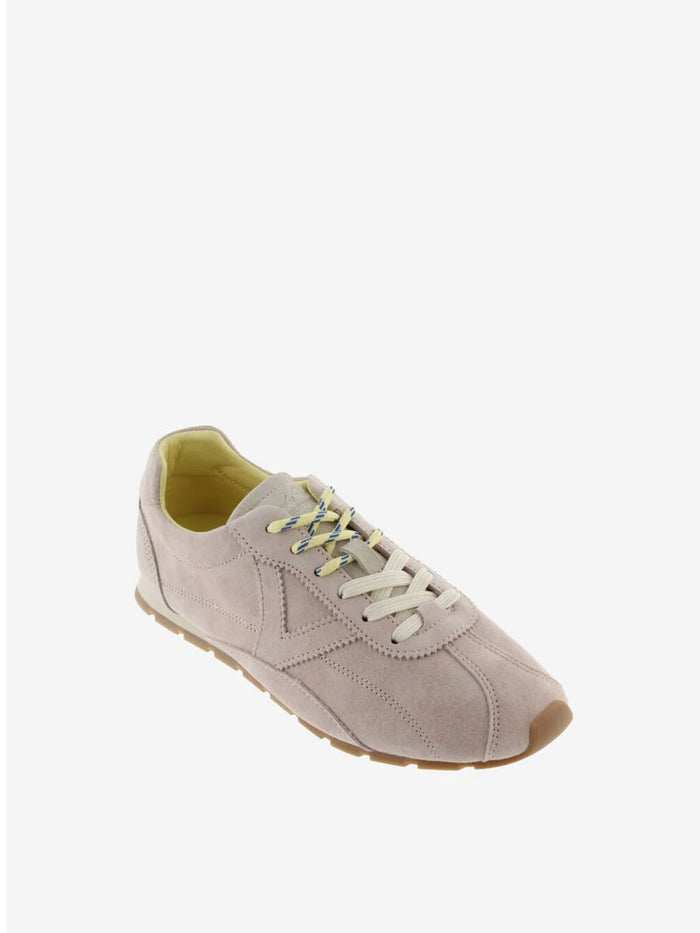 Victoria Aster Suede Trainers Nude