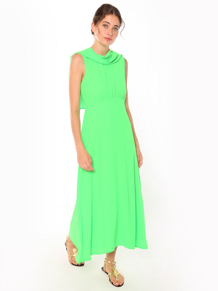 Vilagallo Gracie Dress Neon Green